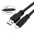 thumbnail image 2 of JSER 8m USB-C USB 3.1 Type C Male to USB3.0 Type A Male Data GL3523 Repeater Cable for Tablet Phone Hard Disk Drive, 2 of 7