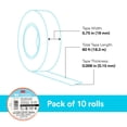 thumbnail image 4 of Cinta aislante 3M Temflex 165 naranja 19 mm x 18 m, 10 rollos, 4 of 5