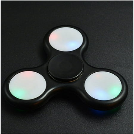 Glowing in The Dark Hand Spinner Tri Fidget EDC Desk ADD ADHD Anxiety Focus Toy