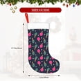 thumbnail image 3 of Cauagu Ping Pong Rackets And Balls for Christmas Stockings,1-Pack Large Xmas Stocking Holiday and Farmhouse Stocking Fit for Christmas Holiday Party Decoration(17.7*11 Inch), 3 of 7