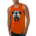 thumbnail image 1 of Wild Bobby, Colorful Pug DJ, Pop Culture, Men Graphic Tank Top, Orange, 3X-Large, 1 of 4