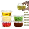thumbnail image 1 of [400 - 1 oz] disposable plastic wine glass, transparent glass, condiment cup, condiment tasting, sauce, dip, sample cup, 1 of 6