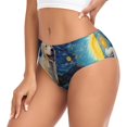thumbnail image 2 of Fotbe Vintage Starry Sky Labrador A Calzones Estampados para Mujer – Ropa Interior de Algodón, Cómoda, Suave y Elástica-3X-Large, 2 of 6