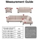 thumbnail image 2 of Stretch Sofa Cover Printed Couch Covers Armchair Covers for Cushion Couches Couches Elastic Universal Furniture Protector with 1 Pillowcase, Anti-Cat, 2 of 4