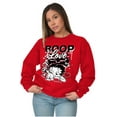 thumbnail image 3 of Cool Kanji Style Betty Boop Love Women Crewneck Sweatshirt Brisco Brands M, 3 of 6