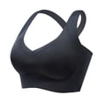 thumbnail image 6 of KHONTS Women's Wireless Comfortable Push up Bras Full Support Lift Bralette Soft Flexible Invisible Under Bra Black XXXL, 6 of 6