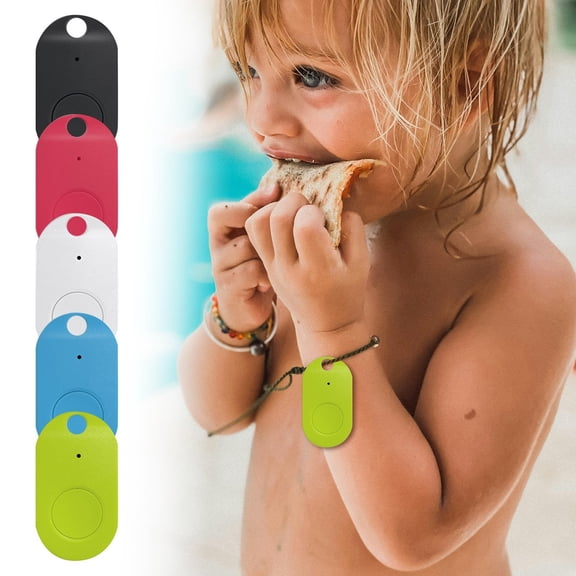 Unlimited Distance Bluetooth Tracker for Pets Elderly Location Device with Real-Time Tracking Wearable Anti-Loss Key Finder for Dogs 2" x 1" x 0.4"