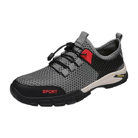 

Huanghuaa New Summer Mesh Shoes Men s Breathable Casual Shoes Sports Versatile Daily Hollow Sandals Sports Shoes