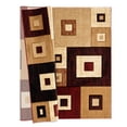 thumbnail image 3 of United Weavers Bristol Area Rug 2050 10234 Cicero Burgundy Blocks Dotted 7' 10" x 10' 6" Rectangle, 3 of 3