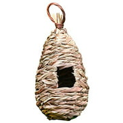 DOITOOL 3PCS Birdhouse for Outside Hanging Bird House for Outdoor Hummingbird Nest Handmade Grass Hand Woven Bird Nest
