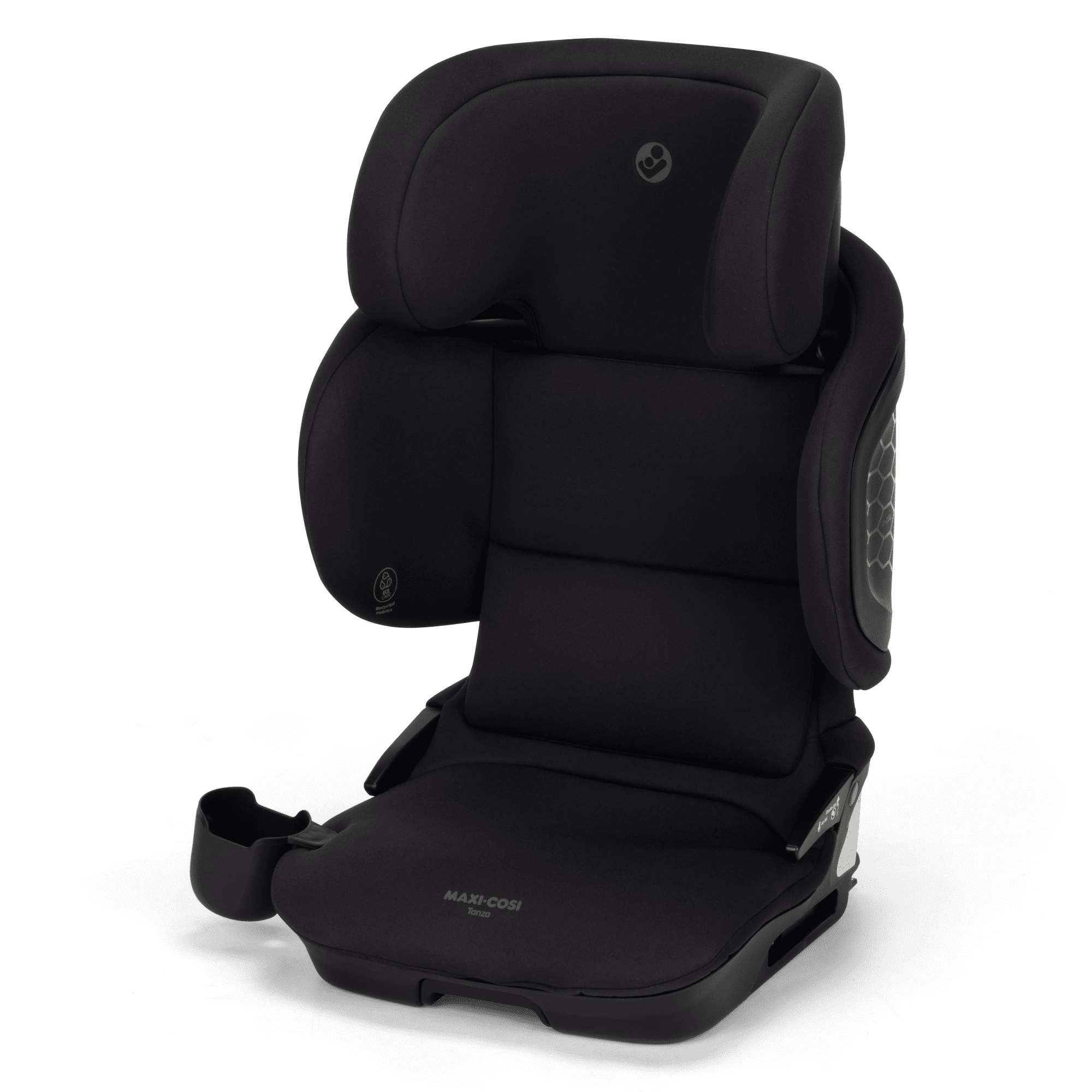 Maxi-Cosi Tanza High-Back Belt-Positioning Folding Travel Booster Car Seat, Sea Shadow Black