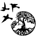thumbnail image 1 of Arte de Pared Árbol La Vida, Arte Decorativo Pared de Metal, 1 of 6