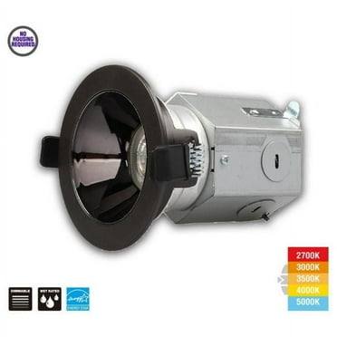 Commercial Electric 3 in. Selectable Canless Recessed Integrated LED Kit