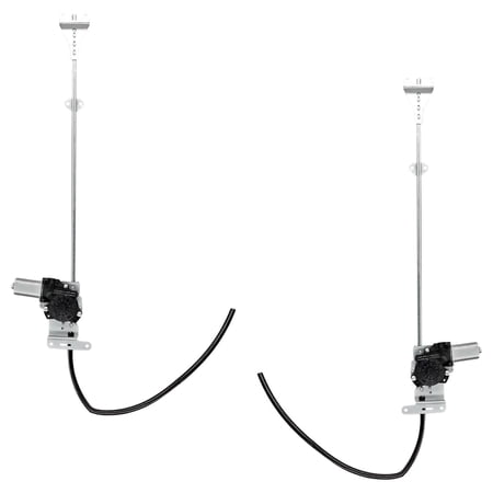 New Front Left and Front Right Window Regulator Compatible With Freightliner Coronado 122 Century Class CST112 1999-2011 By A1852044000 A1852044001