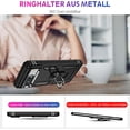thumbnail image 4 of for Google Pixel 8A Case with Screen Protector, Military Grade Pixel 8A Phone Case Shockproof Heavy Duty Protective Cover with Kickstand Magnetic Ring Holder for Google 8A, 4 of 7