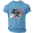 thumbnail image 2 of Men's Anniversary USA Shirt 1776 - 2026 Patriotic American Flag Freedom Shirts We The People 250 T-Shirt Summer Casual Fashion Tops,Light Blue,S, 2 of 4