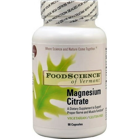 FoodScience of Vermont Magnesium+, 90 Ct