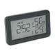 thumbnail image 2 of Reloj digital con higrómetro y temperatura, pantalla grande, reloj eléctrico de moda. Negro, 2 of 7