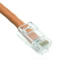 thumbnail image 2 of Cat6 Orange Ethernet Patch Cable, Bootless, 10 foot, 2 of 2