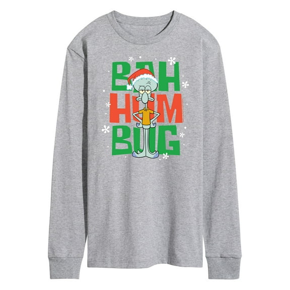 SpongeBob SquarePants - Squidward Bah Humbug - Men's Long Sleeve T-Shirt