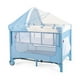 thumbnail image 1 of Cuna Colecho D’Bebé con 2 Niveles Mosquitero Acolchonado - Azul, 1 of 7