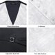 thumbnail image 5 of Conjunto de chaleco y corbata DiBangu, chaleco formal de cachemir para hombre, 5 of 6