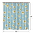 thumbnail image 5 of Waterproof Cute Boho Daisy Shower Curtain 72x72 Inch Boho Style Polyester Unique Shower Curtain for Bathroom Hotel Home Decor with 12 Plastic Hooks, 5 of 5