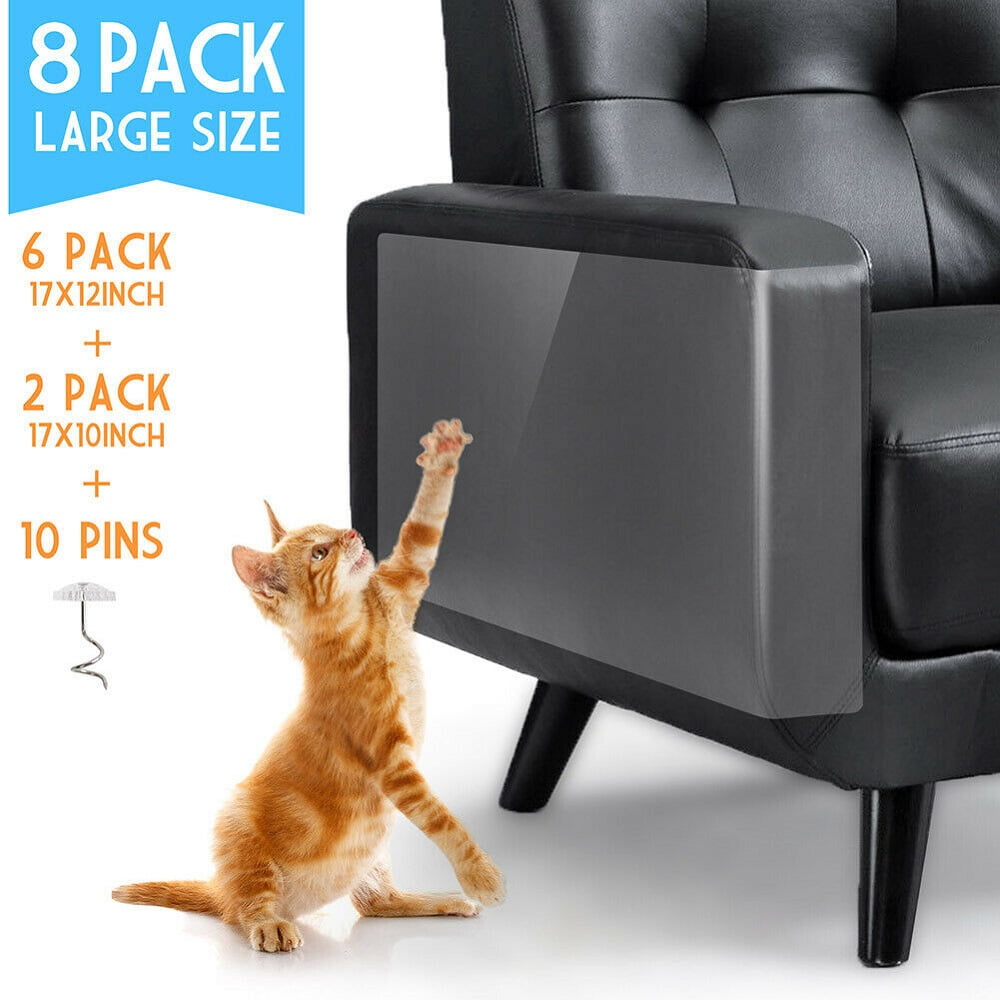 8PC Cat Furniture Scratch Guards Couch Protector AntiScratch Deterrent