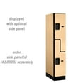 thumbnail image 4 of SalsburyIndustries  Double Tier S Style 1 Wide 5 ft. X 21 in. Designer Wood Locker - Maple, 4 of 4