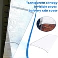 thumbnail image 3 of Window Awning Canopy,Modern Polycarbonate Front Canopy,Front Awning Outdoor Rain Patio Sunligh Snow Canopy,UV, 3 of 7