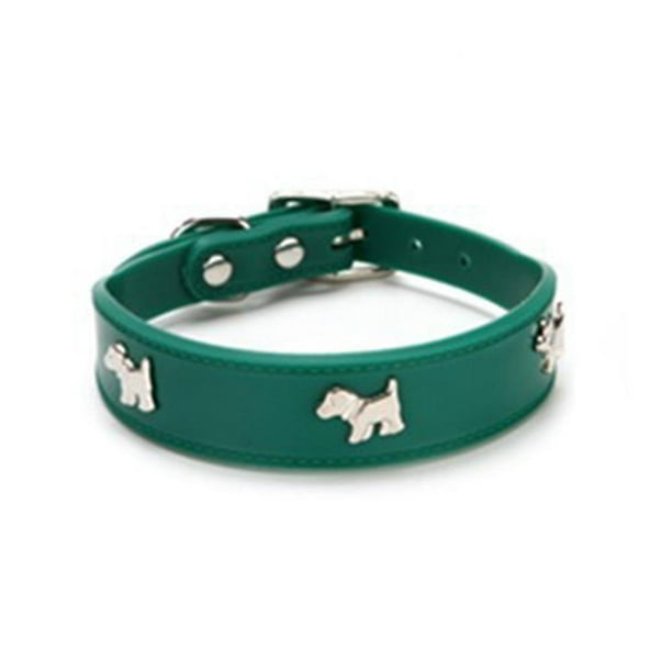 Collar para perro con soporte de cuero premium: brinda protección para perros aventureros