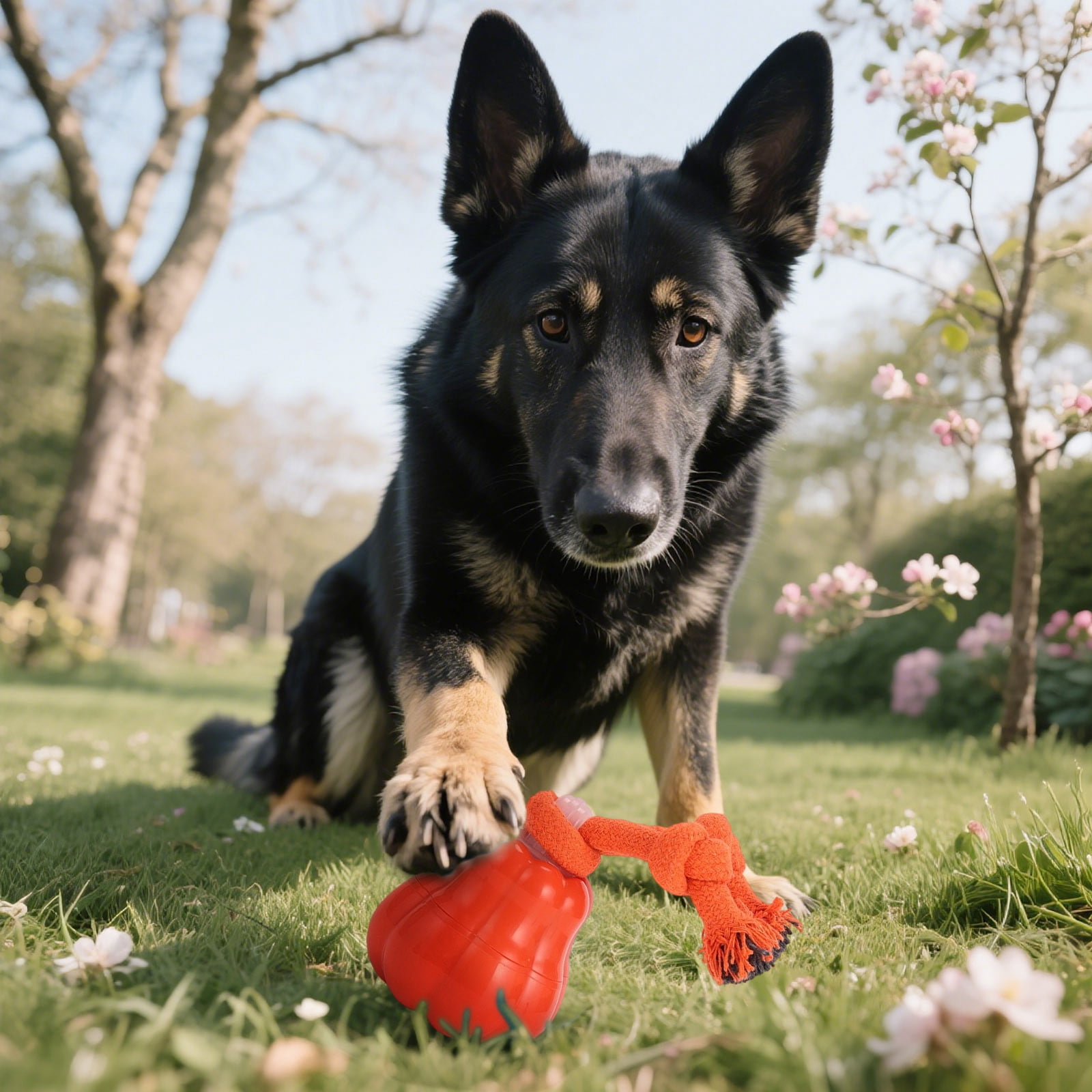 2025 New Interactive Dog Toys Dog Active Moving Toy with LED Light for Dogs and Cats Rechargeable Rolling with Motion Activated Interactive Toys for A,One Size