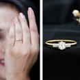 thumbnail image 3 of Rosec Jewels Lab Grown Diamond Promise Engagement Ring (5 mm, EF-VS Quality) - Ready to Gift, 14K Yellow Gold, US 12.00, 3 of 9