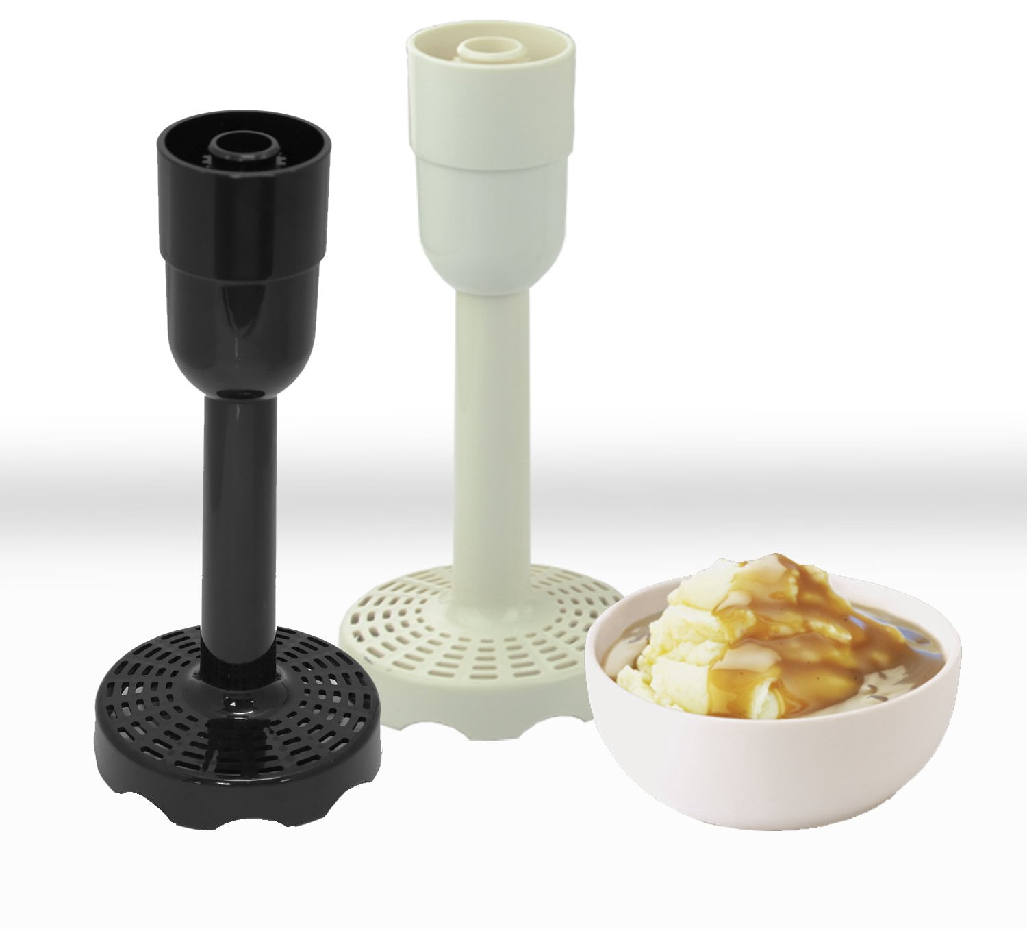 Ovente Potato Vegetable Multi Masher Blender Attachment, BPA-Free Easy to Use Nonstick Dishwasher Safe, Compatible with Ovente 6-Series Electric Hand Stick Blender HS660, HS665, HS680, ACPHS500W