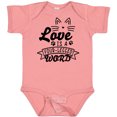 thumbnail image 3 of Inktastic Love is a 4 Legged Word with Cat Ears and Whiskers Boys or Girls Baby Bodysuit, 3 of 5