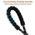 thumbnail image 5 of 1.5m Strong Dog Leash - Extra Heavy Duty Rock Climbing Rope, Padded Handle, Reflective Threads, Black, 5 of 5