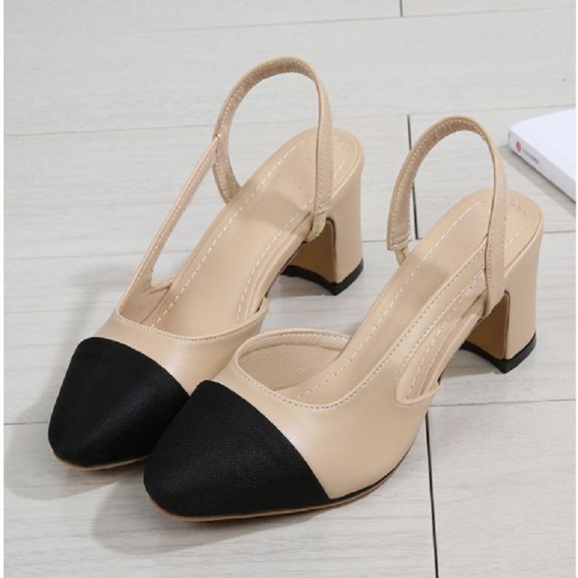 Bolsa Good Night Elegant Women Splice Block Heel Cuero suave Slin Ehuebsd Para estrenar