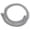 Silver (14mm wide), variant on Men's 14mm hip-hop Cuban chain necklace, set with cubic zirconia and featuring a hypoallergenic, non-fading gold plating process. Available in multiple sizes, this is a stylish piece of jewelry.