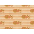 thumbnail image 1 of Ahgly Company Indoor Rectangle Patterned Carrot Orange Area Rugs, 7' x 10', 1 of 6