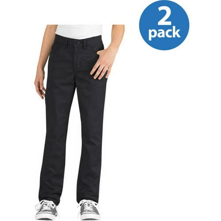 Genuine Dickies Boys; Skinny Twill Pant, 2 Pack