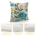 thumbnail image 4 of Chilfamy  Colourful Flowers Pattern Square Decorative Throw Pillow Case Cushion Covers Outdoor Pillowcase for Sofa, 4 of 5