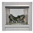 thumbnail image 2 of Duluth Forge Vent less Stainless Outdoor Gas Fireplace Insert with Glass Media and Log Set 24,000BTU Manual Control Model-DF450SS-L, 2 of 6