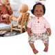 thumbnail image 4 of Muñecas Infantiles Para Dormir, Extremidades Móviles, Muñecas Para Bebés De Piel Negra, Pelo Rizado De Vinilo Realista Para El Hogar, 4 of 7