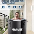 thumbnail image 5 of Garvee Inflatable Ice Bath Tub for Athletes, 186 Gal, with Insulated Lid & Ice Pod, Black, 5 of 7