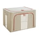thumbnail image 1 of Bolsa organizadora para guardar ropa, contenedor de 66 l con ventana transparente y resistente al polvo. Beige, 1 of 7