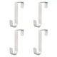 thumbnail image 4 of 4 ganchos para colgar sobre puerta, evitan arañazos, organizadores portátiles, ganchos para puerta de armario, dormitorio, armario, cocina Blanco, 4 of 8