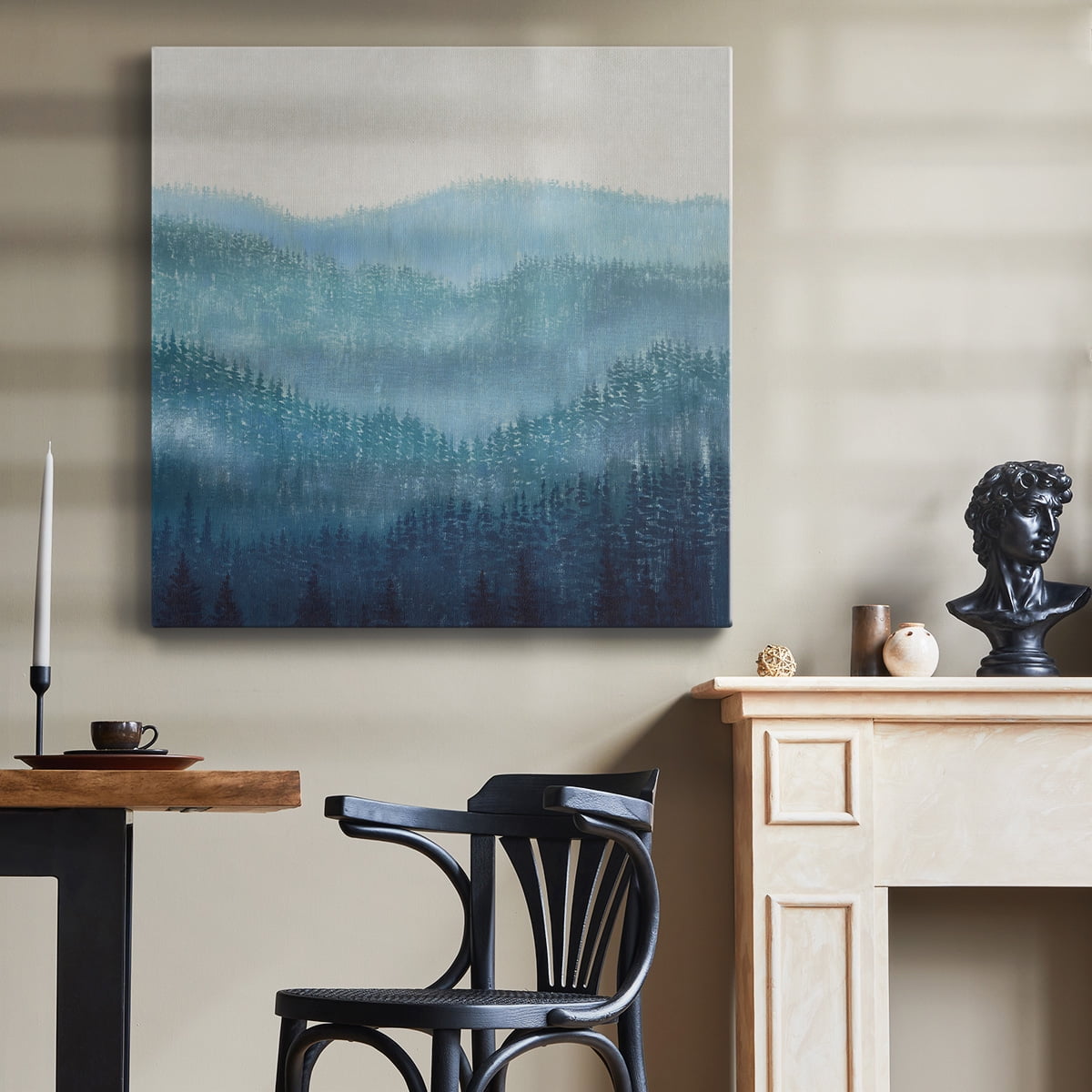 Wexford Home Smoky Ridge II-Premium Gallery Wrapped Canvas, 32" x 32" - Ready to Hang