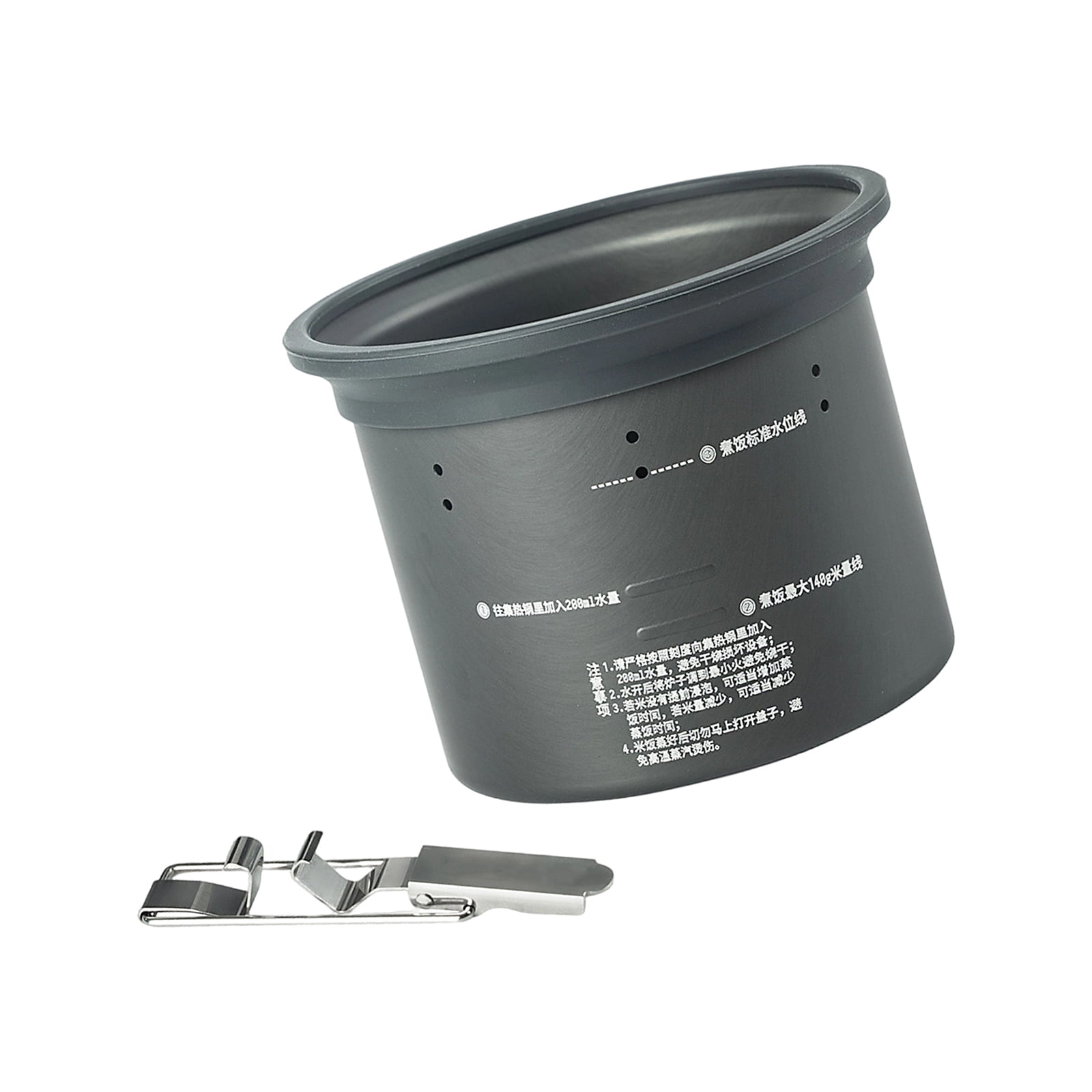 Portable Rice Cooker Pots for Camping Hiking Fast 25Minute Cooking Pressure Aluminum Outdoor Cookware Multifunctional Use