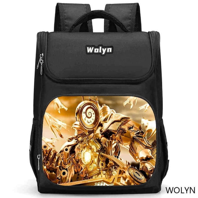 Toilet Monitor Student Bag, Backpack, 3D Printing, Game Characters, Travel Bag-SinKeeU