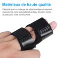 thumbnail image 5 of Férula estabilizadora ajustable de 2 dedos con gatillo, tratamiento inmovilizador de metal para esguinces, artritis, lesiones de mazo, soporte completo para manos y muñecas - L, 5 of 5